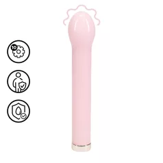 Loveline - glazen vibrator met bolvormige kop (roze)