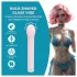 Loveline - glazen vibrator met bolvormige kop (roze)