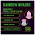 Ouch! Rainbow Invader - siliconen fantasiedildo (regenboog)