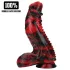 Ouch! Dark Lycan Spawn - siliconen fantasiedildo (rood-zwart)