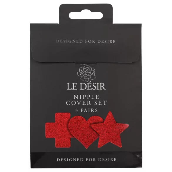 Le Désir - tepelstickers set - 3 paar - rood