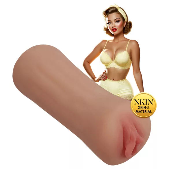 XKIN Party Slet Bettie - levensechte kunstvagina‑masturbator (natuurkleur)