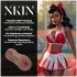 XKIN Cheerleader Cherry - levensechte kunstvagina-masturbator (donker naturel)