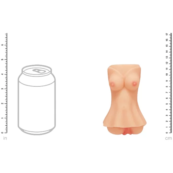 XKIN Enchantment Elise - levensechte kunstvagina‑masturbator (naturel)