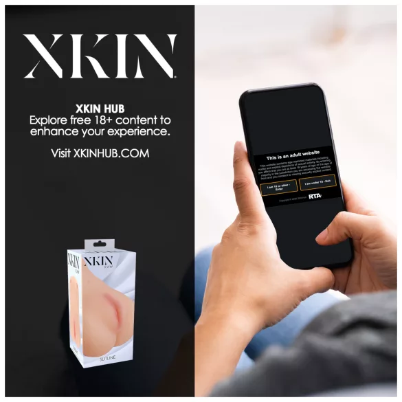XKIN - levensechte kunstvagina-masturbator - L (natuurkleur)