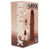 RealRock - levensechte dildo met dubbele dichtheid (bruin) - 15,5 cm