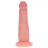 RealRock - dubbel-densiteit realistische dildo (huidskleur) - 15,5 cm