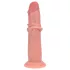 RealRock - dubbel-densiteit realistische dildo (huidskleur) - 15,5 cm