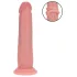 RealRock - realistische dildo met dubbele dichtheid (huidskleur) - 18,5 cm
