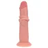 RealRock - realistische dildo met dubbele dichtheid (huidskleur) - 18,5 cm