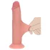 RealRock - realistische dildo met dubbele dichtheid (huidskleur) - 18,5 cm