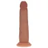 RealRock - realistische dildo met dubbele dichtheid (gebruinde tint) - 18,5 cm