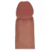RealRock - realistische dildo met dubbele dichtheid (gebruinde tint) - 18,5 cm
