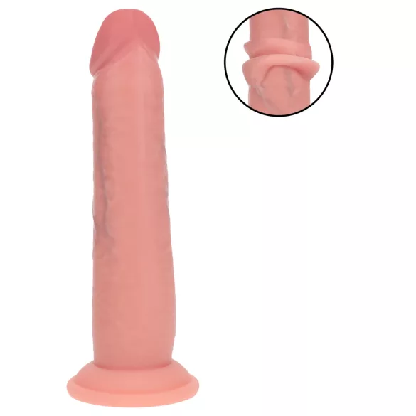 RealRock - dubbele dichtheid realistische dildo (huidskleur) - 20,5 cm
