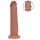 RealRock - levensechte dildo met dubbele dichtheid (gebruinde huid) - 20,5 cm