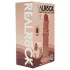 RealRock - levensechte dildo met dubbele dichtheid (gebruinde huid) - 20,5 cm