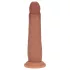 RealRock - levensechte dildo met dubbele dichtheid (gebruinde huid) - 20,5 cm