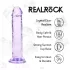 RealRock - realistische dildo met zuignap (paars) - 12,7 cm