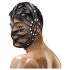 Ouch! - Imitatieleer kooi masker (zwart)