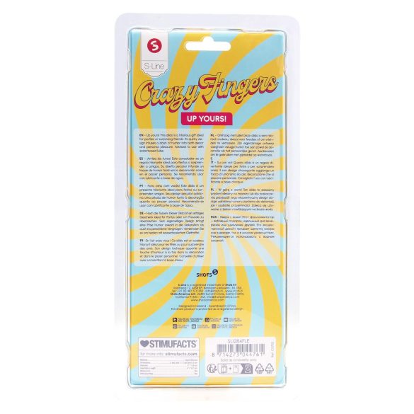 S-Line - dildo vinger middelvinger - realistisch - huidkleurig