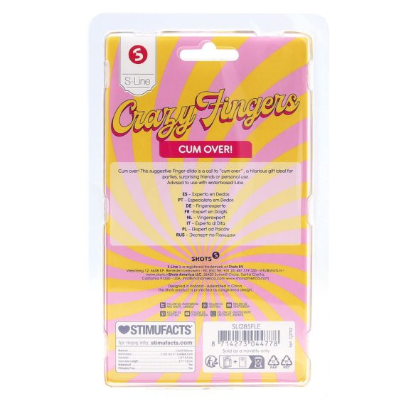 S-Line - dubbele vinger dildo - naturel