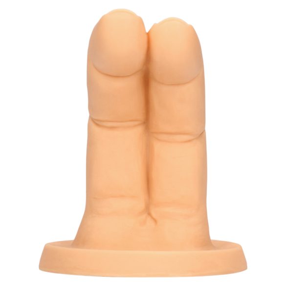 S-Line - dubbele vinger dildo - naturel