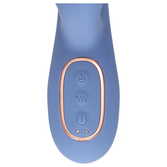 Loveline - verwarmende stootvibrator (blauw)