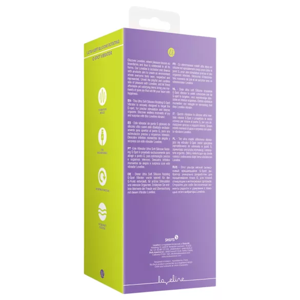 Loveline - oplaadbare rotatie vibrator - siliconen - roze