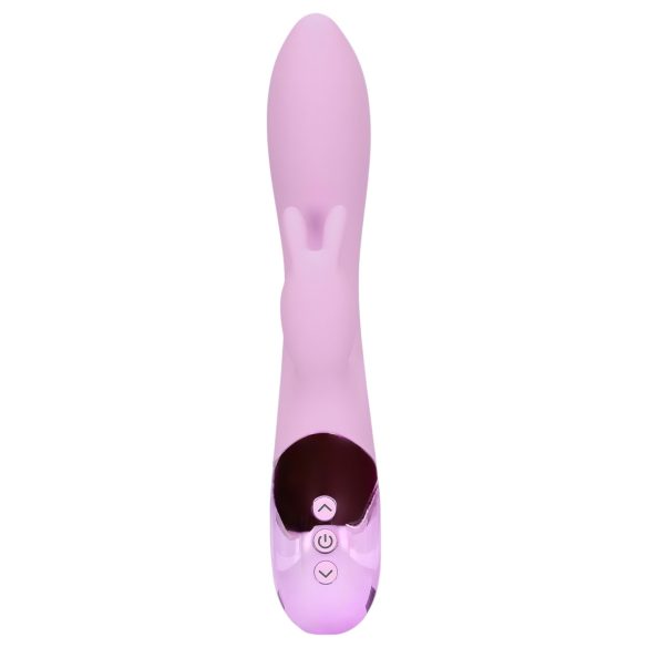 Loveline - oplaadbare, konijnenvibrator met clitorisarm (roze)