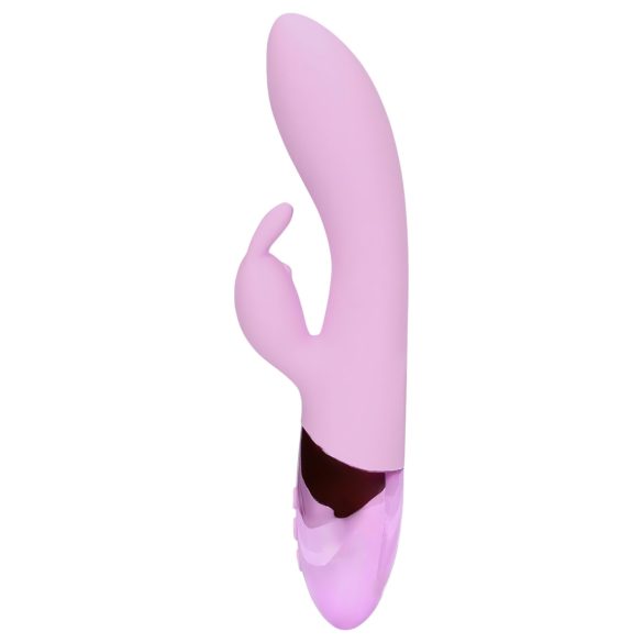 Loveline - oplaadbare, konijnenvibrator met clitorisarm (roze)