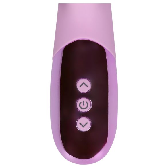 Loveline - oplaadbare, konijnenvibrator met clitorisarm (roze)