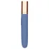 Loveline Travel - vibrator met glijmiddelreservoir - oplaadbaar - blauw