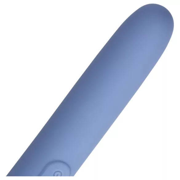 Loveline Travel - vibrator met glijmiddelreservoir - oplaadbaar - blauw