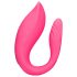 Loveline - oplaadbare koppel vibrator - afstandsbediening - silicone - roze