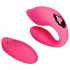 Loveline - oplaadbare koppel vibrator - afstandsbediening - silicone - roze