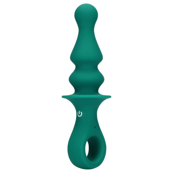 Loveline - Oplaadbare Anale Parel Vibrator (groen)