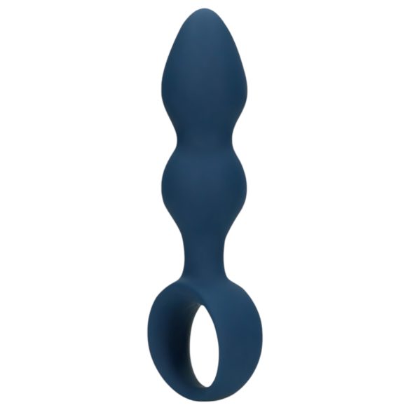 Loveline - anale dildo met ring - medium (blauw)