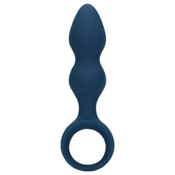 Loveline - anale dildo met ring - medium (blauw)