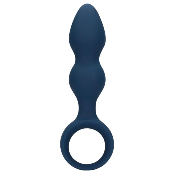 Loveline - anale plug met ring - groot (blauw)