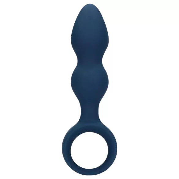 Loveline - anale plug met ring - groot - blauw