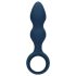 Loveline - anale plug met ring - groot (blauw)