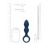 Loveline - anale plug met ring - groot (blauw)