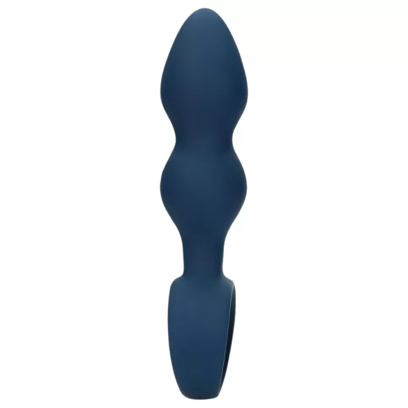 Loveline - anale plug met ring - groot - blauw