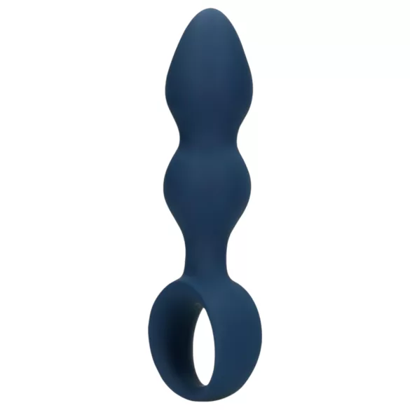 Loveline - anale plug met ring - groot - blauw