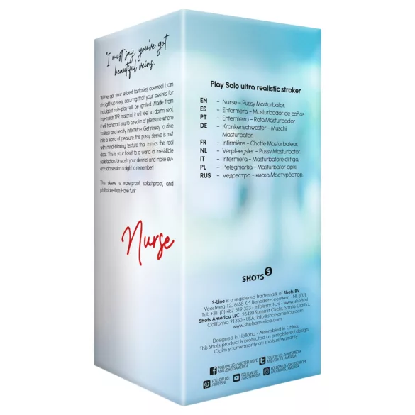 S-Line Nurse - levensechte kunstvagina (zongebruind)