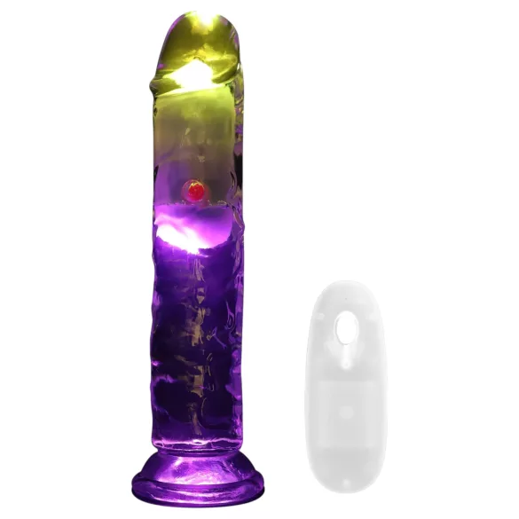 REALROCK - vibrator met LED-licht - 15 cm