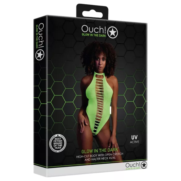 Ouch! - open body - lichtgevend - neon groen