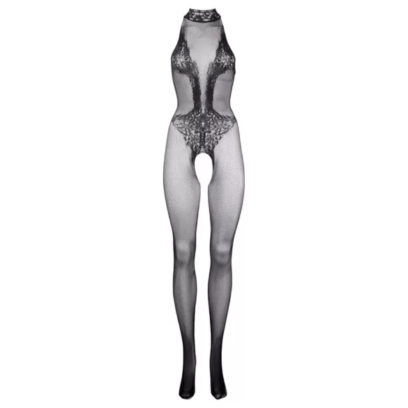 Le Désir - kanten net catsuit (zwart) - S-XL