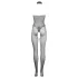 Le Désir - kanten net catsuit (zwart) - S-XL