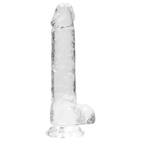 RealRock - realistische dildo - transparant - 19cm